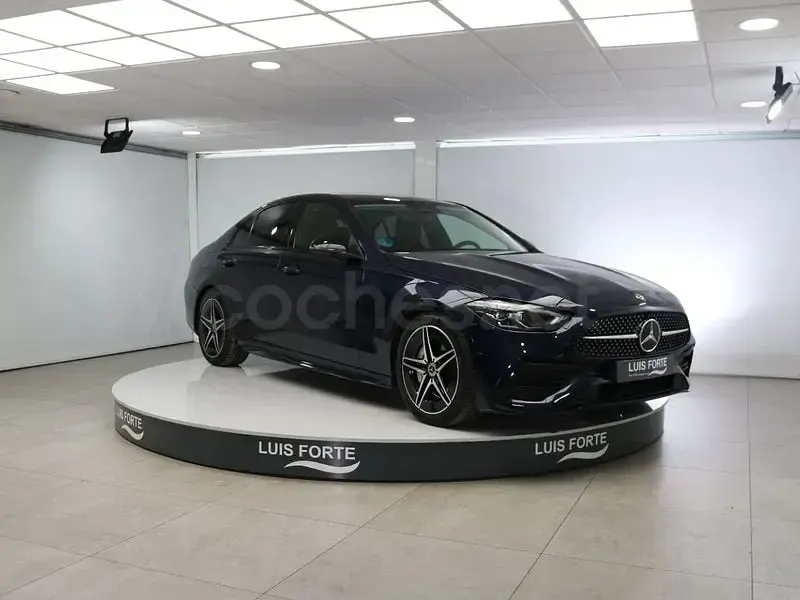 Usado Mercedes C220 200 CV (147 kW) 2021 Azul Berlina