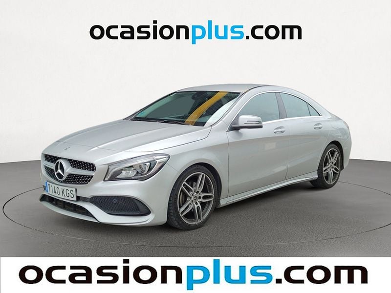 Gris plata Usado 2018 Mercedes CLA180 Berlina | 24.091 € (Precio justo) - Imagen 1/4