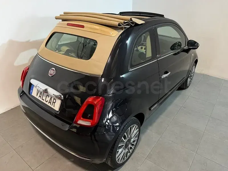 Usado Fiat 500C Pop 69 CV (50 kW) 2017 Negro Descapotable