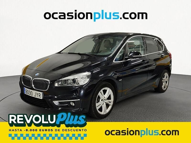 Negro Usado 2017 BMW 218 Active Tourer Monovolumen | 16.590 € (Precio justo) - Imagen 1/4