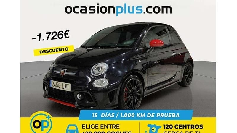 Negro Usado 2022 Abarth 595 Utilitario | 17.264 € (Buen precio) - Imagen 1/4