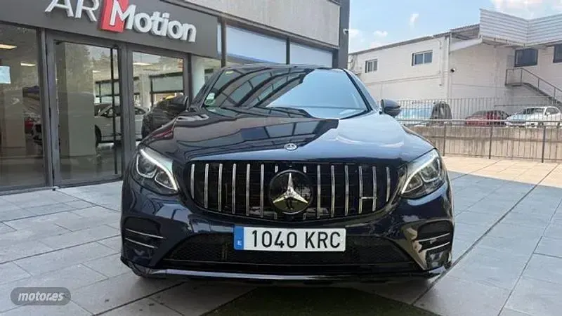 Usado Mercedes GLC43 AMG AMG 367 CV (269 kW) 2018 Azul SUV