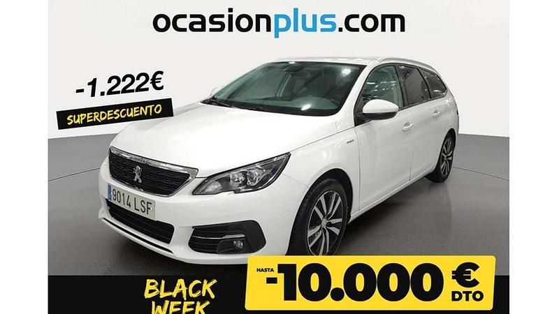 Usado Peugeot 308 SW Style 131 CV (96 kW) 2021 Blanco Familiar