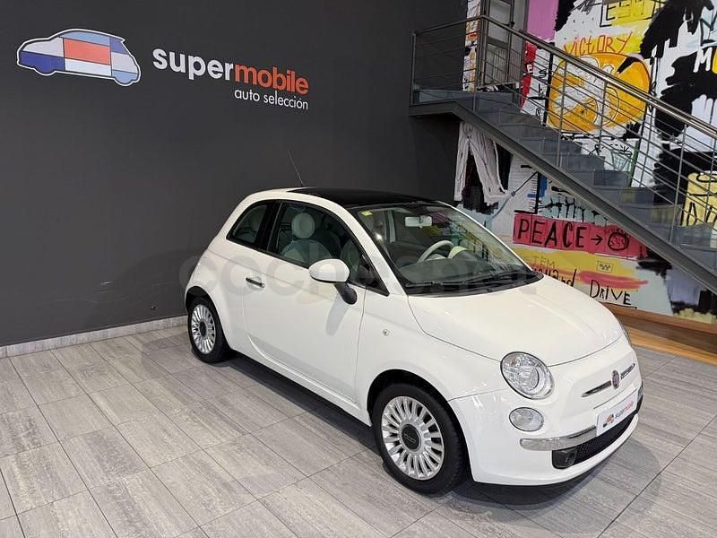 Usado Fiat 500 Lounge 69 CV (50 kW) 2012 Blanco Berlina