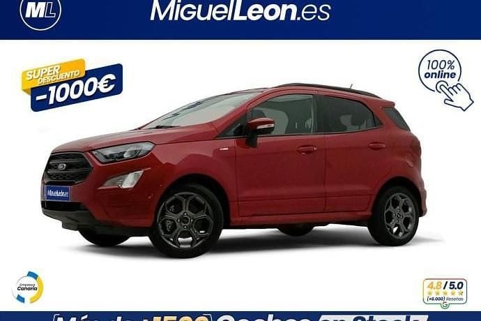 Rojo Usado 2022 Ford Ecosport ST-Line SUV | 14.485 € (Buen precio) - Imagen 1/3