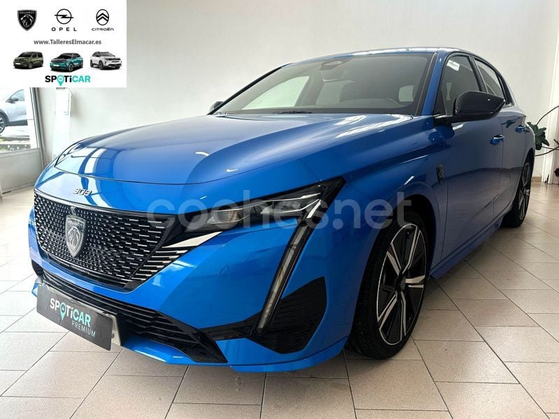 Azul Usado 2023 Peugeot 308 GT Berlina | 24.900 € (Buen precio) - Imagen 1/4