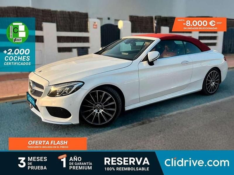 Blanco Usado 2018 Mercedes C250 Descapotable | 26.390 € (Buen precio) - Imagen 1/3