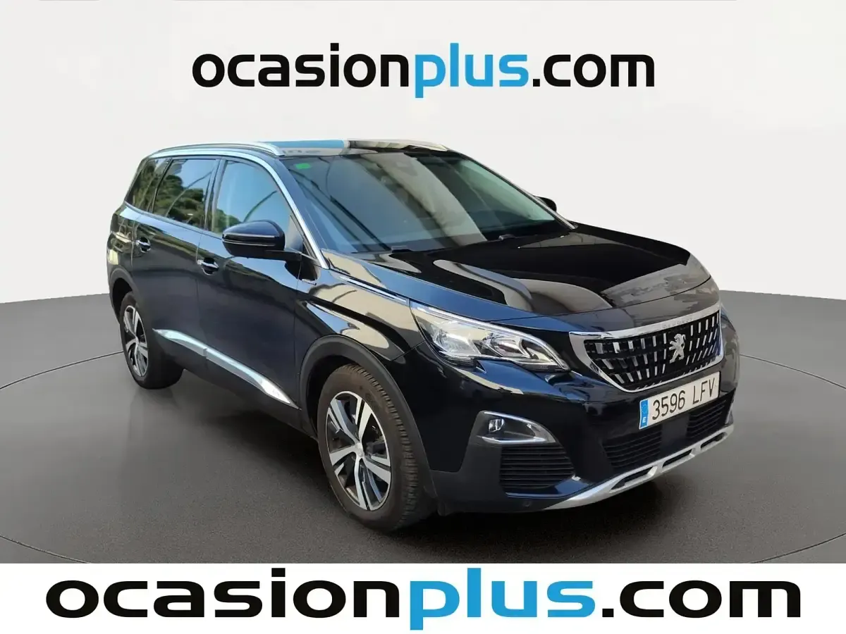 Usado Peugeot 5008 Allure 130 CV (95 kW) 2020 Negro SUV