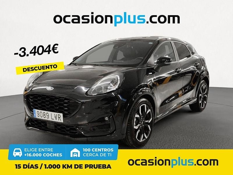 Negro Usado 2021 Ford Puma ST-Line X SUV | 18.200 € (Precio justo) - Imagen 1/4