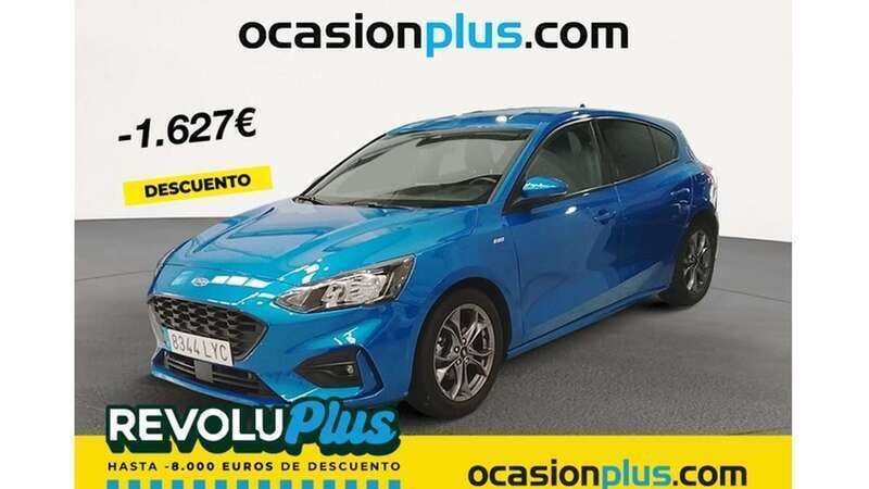 Azul Usado 2022 Ford Focus ST-Line Utilitario | 16.273 € (Super precio) - Imagen 1/4