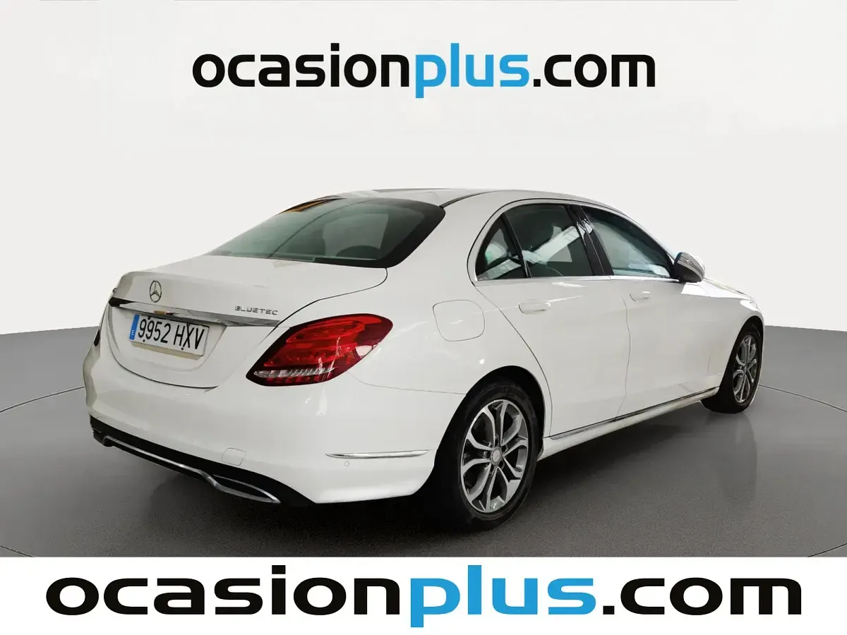 Usado Mercedes C220 Exclusive 170 CV (125 kW) 2014 Blanco Berlina