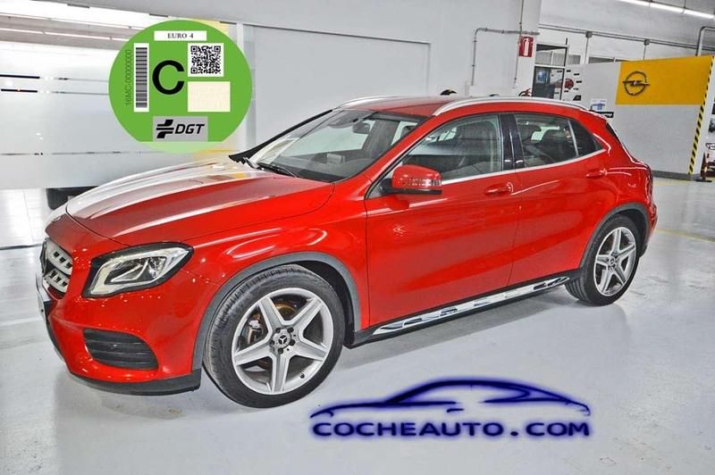 Rojo Usado 2018 Mercedes GLA200 AMG line SUV | 17.500 € (Precio justo) - Imagen 1/4