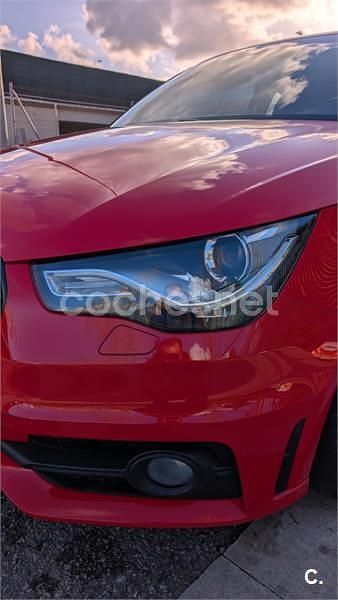 Usado Audi A1 S-Line 90 CV (66 kW) 2014 Rojo Utilitario