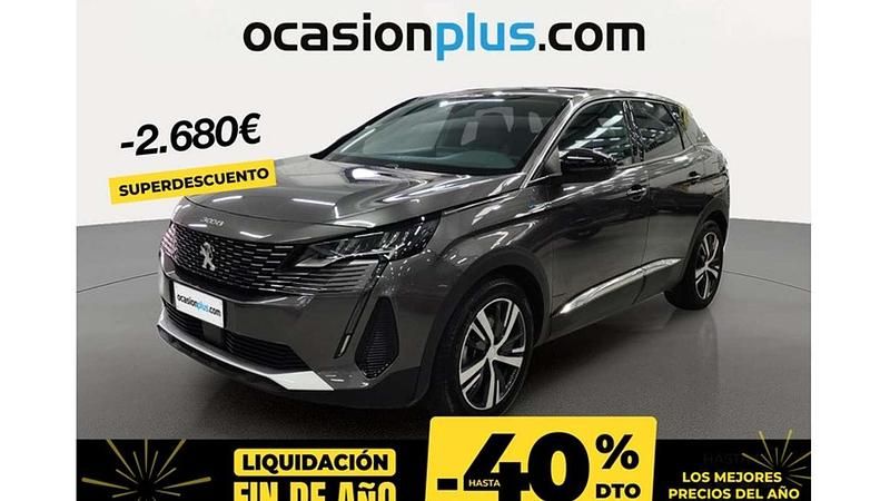 Plateado Usado 2023 Peugeot 3008 Allure Monovolumen | 20.537 € (Precio justo) - Imagen 1/4