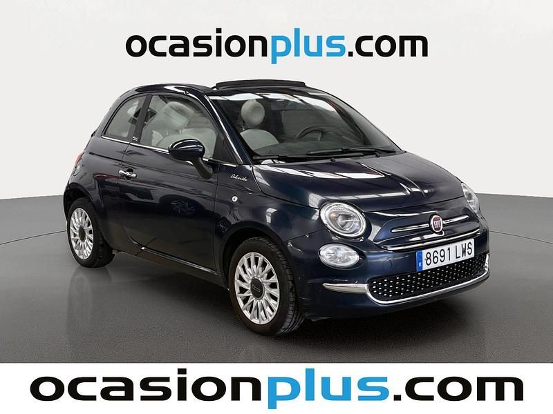 Usado Fiat 500C Dolcevita 71 CV (52 kW) 2022 Azul Descapotable