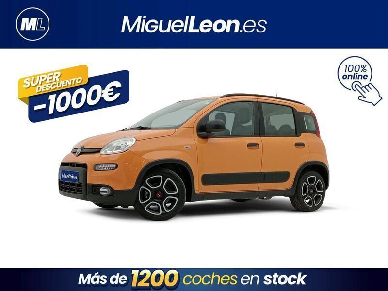 Naranja Usado 2021 Fiat Panda City Life Utilitario | 9985 € (Precio justo) - Imagen 1/3