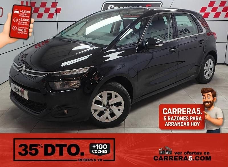 Usado Citroën C4 Picasso Feel 150 CV (110 kW) 2016 Negro Monovolumen