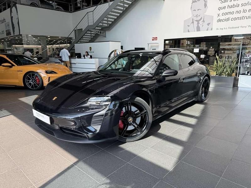 Usado Porsche Taycan Sport Turismo 439 kW (598 CV) 2022 Negro Familiar