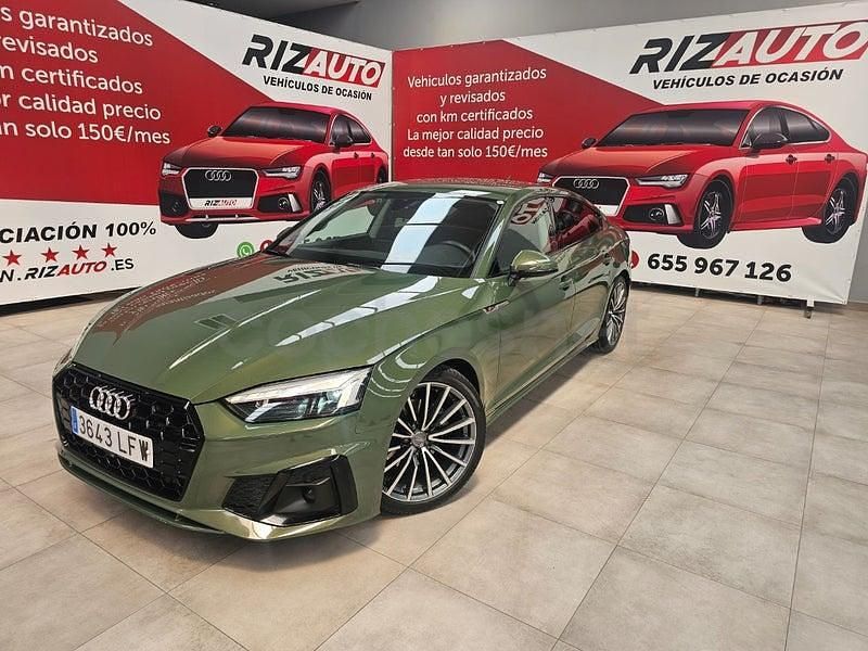Usado Audi A5 Sportback S-Line 190 CV (139 kW) 2020 Verde Utilitario