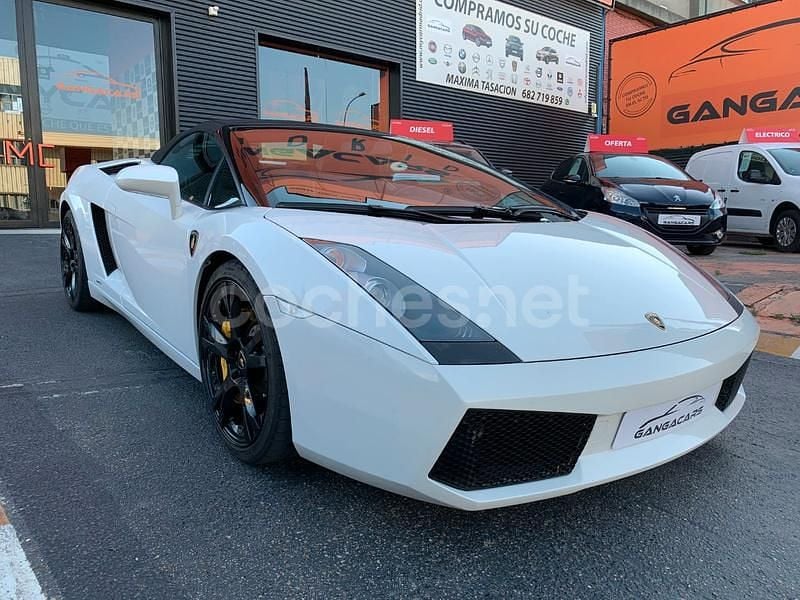 Usado Lamborghini Gallardo 520 CV (382 kW) 2006 Blanco Descapotable