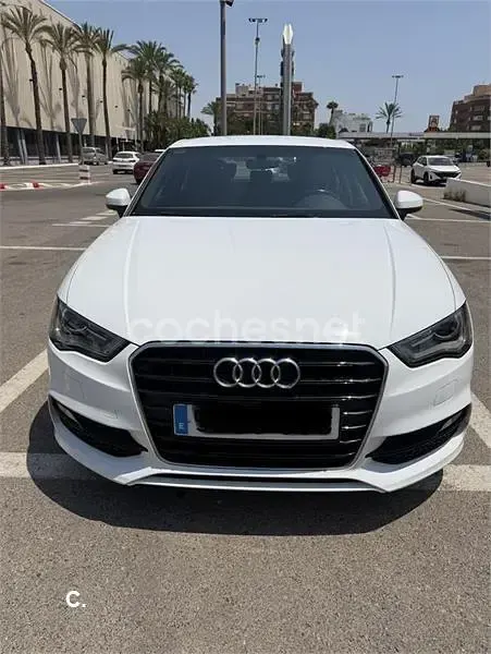 Usado Audi A3 S-Line 110 CV (80 kW) 2015 Blanco Berlina