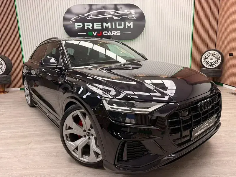 Usado Audi Q8 S-Line 286 CV (210 kW) 2020 Negro SUV