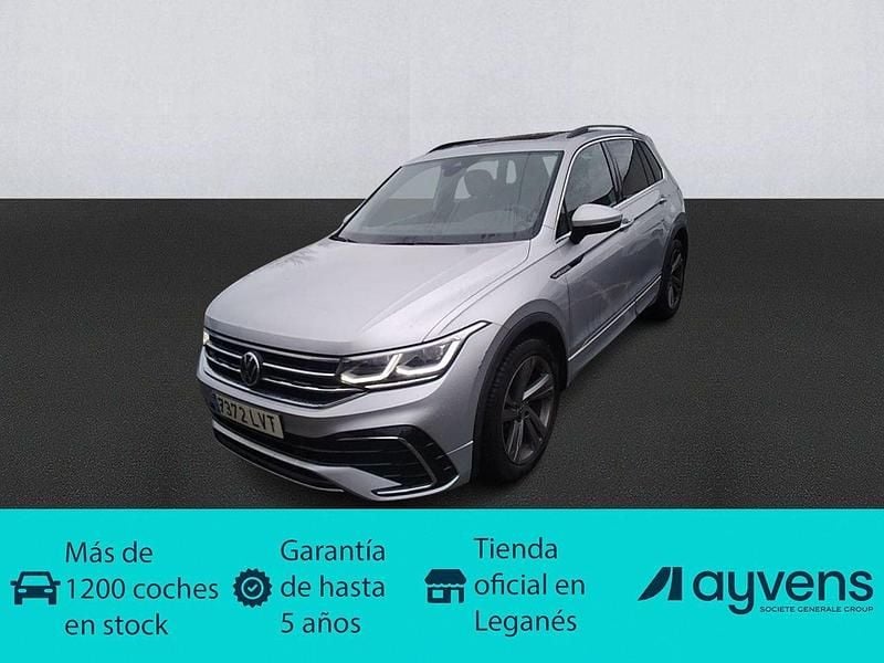 Gris plata Usado 2021 VW Tiguan R-line SUV | 26.800 € (Precio justo) - Imagen 1/4
