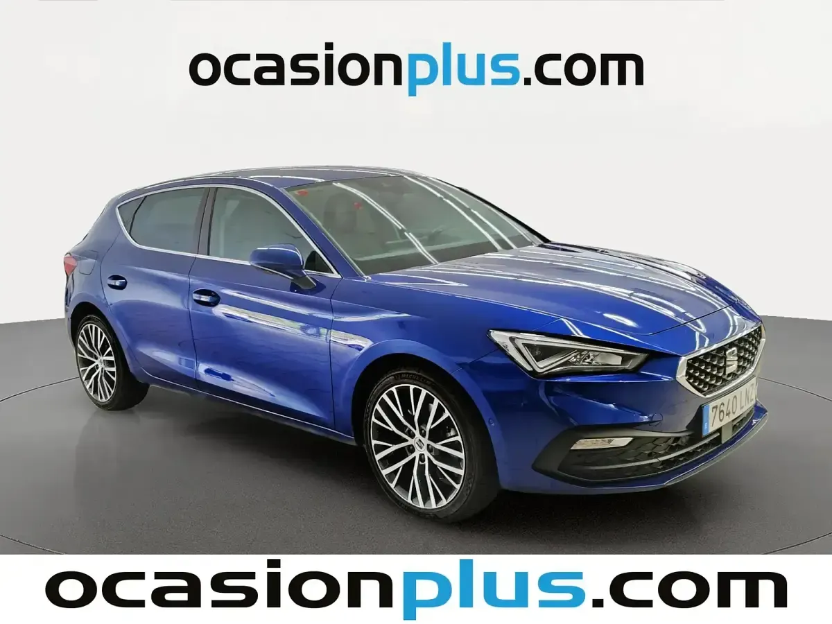 Usado Seat Leon XCELLENCE 150 CV (110 kW) 2021 Azul
