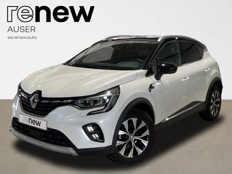 Blanco nacarado con techo negro Usado 2023 Renault Captur Techno SUV | 23.950 € (Caro) - Imagen 1/4