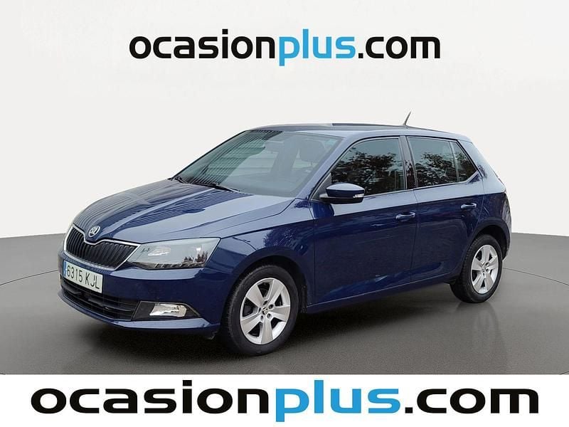 Azul Usado 2018 Skoda Fabia Utilitario | 8173 € (Buen precio) - Imagen 1/4