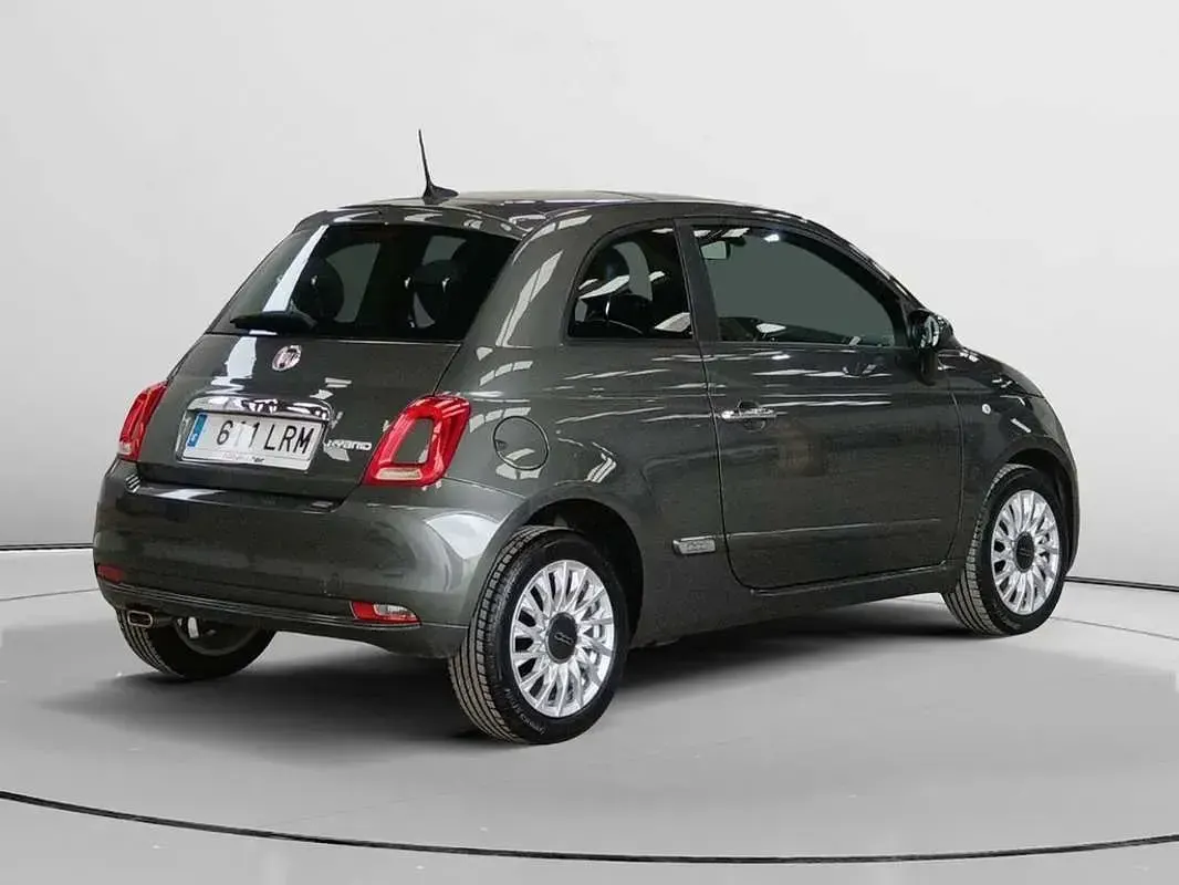 Usado Fiat 500 Lounge 69 CV (50 kW) 2021 Gris Utilitario