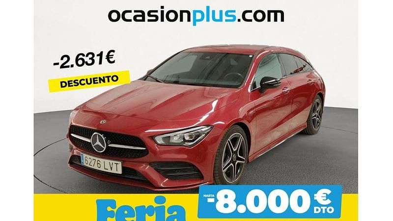 Rojo Usado 2021 Mercedes CLA200 Shooting Brake Familiar | 26.319 € (Precio justo) - Imagen 1/1