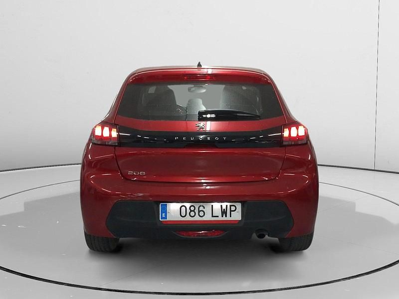 Usado Peugeot 208 Active 75 CV (55 kW) 2022 Rojo Utilitario