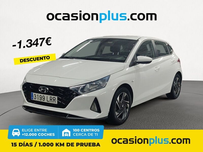 Blanco Usado 2021 Hyundai i20 Berlina | 13.550 € (Precio justo) - Imagen 1/4