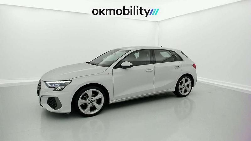 Usado Audi A3 S-Line 150 CV (110 kW) 2023 Blanco Berlina