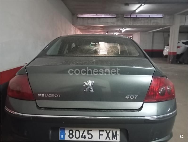 Usado Peugeot 407 Premium 136 CV (100 kW) 2007 Verde Berlina