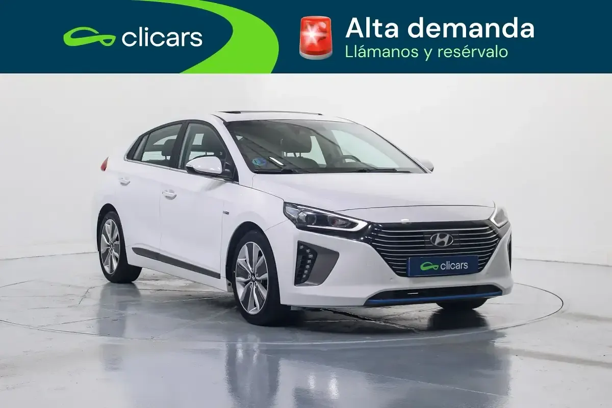 Usado Hyundai Ioniq 105 CV (77 kW) 2016 Blanco Utilitario