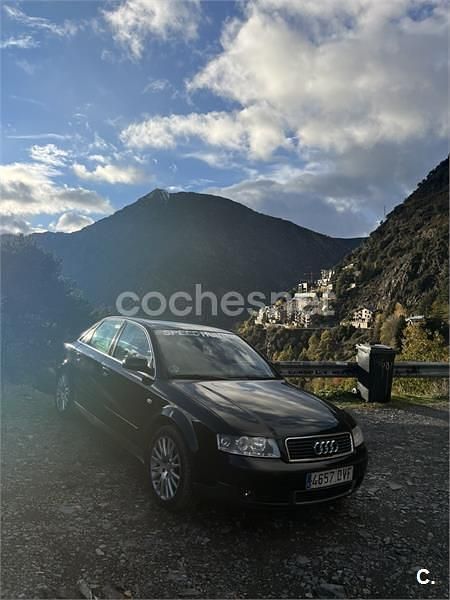 Usado Audi A4 130 CV (95 kW) 2005 Negro Berlina