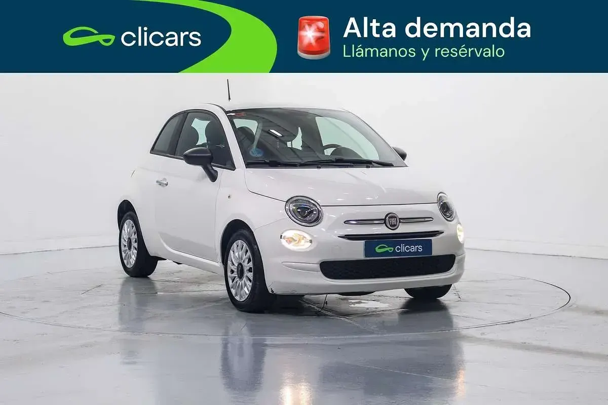 Usado Fiat 500 71 CV (52 kW) 2021 Blanco Utilitario