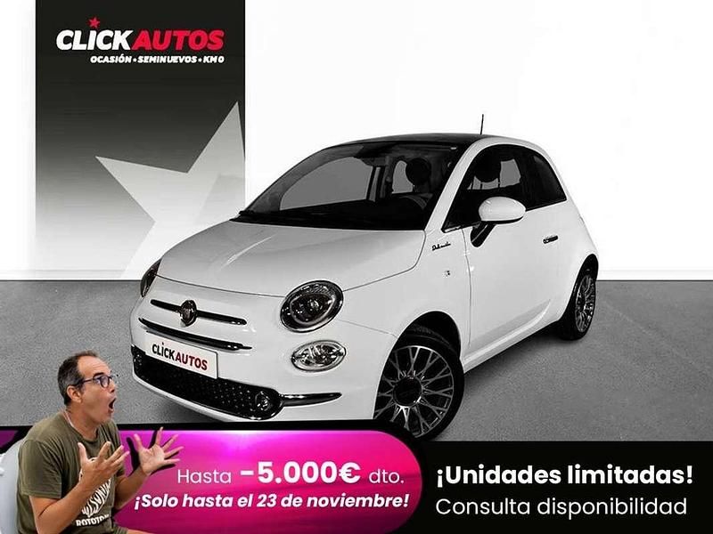 Blanco Usado 2023 Fiat 500 Dolcevita Utilitario | 10.900 € (Precio justo) - Imagen 1/4