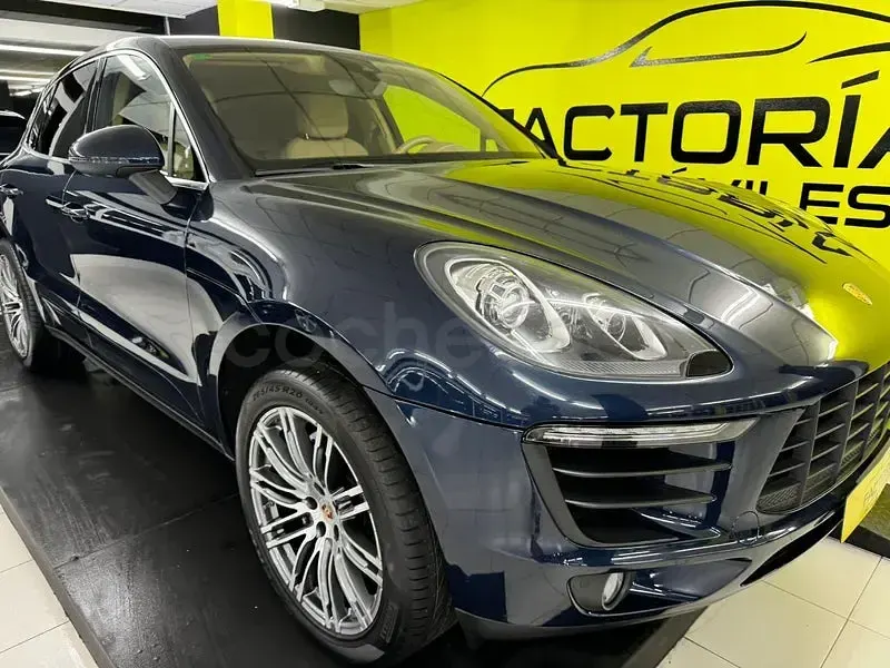 Usado Porsche Macan S 258 CV (189 kW) 2014 Azul SUV
