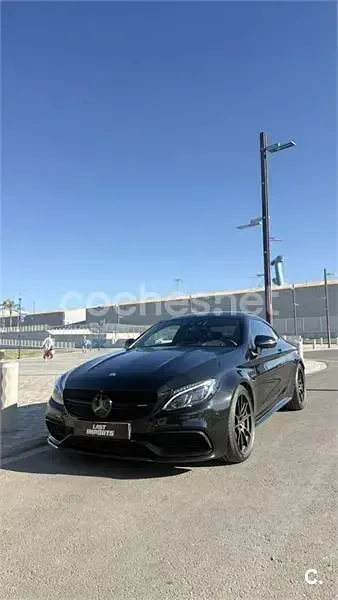 Usado Mercedes C63S AMG 510 CV (375 kW) 2017 Negro Coupe