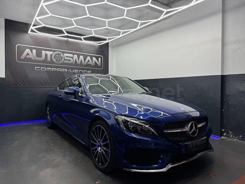 Usado Mercedes C220 170 CV (125 kW) 2017 Azul Coupe