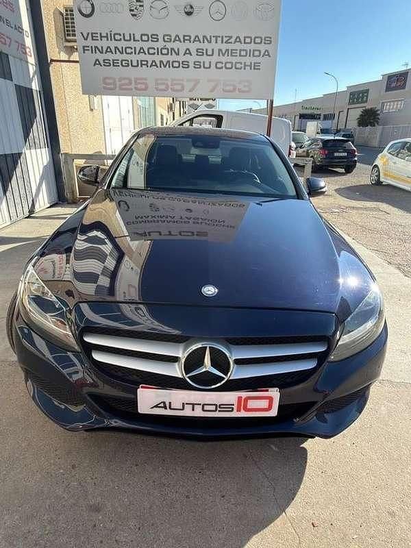 Usado Mercedes C200 150 CV (110 kW) 2018 Azul Berlina