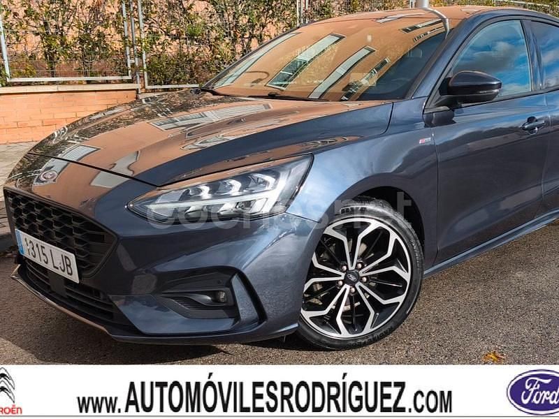 Usado Ford Focus ST-Line 125 CV (91 kW) 2020 Azul Berlina