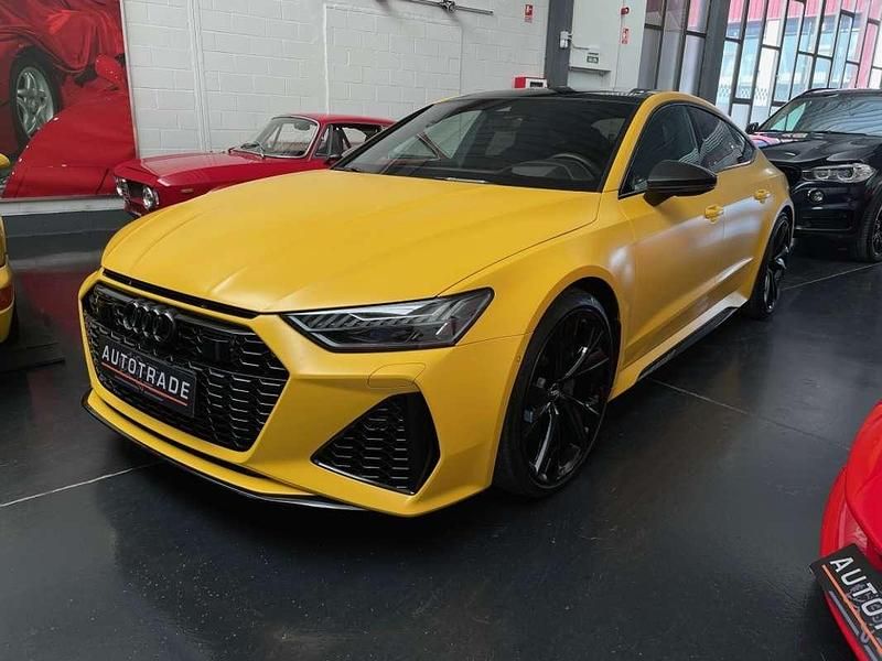 Amarillo Usado 2021 Audi RS7 Sportback Exclusive Utilitario | 99.000 € (Un poco caro) - Imagen 1/4