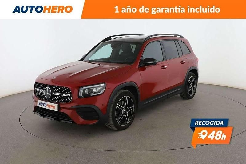 Rojo Usado 2021 Mercedes GLB200 AMG line SUV | 34.761 € (Precio justo) - Imagen 1/3