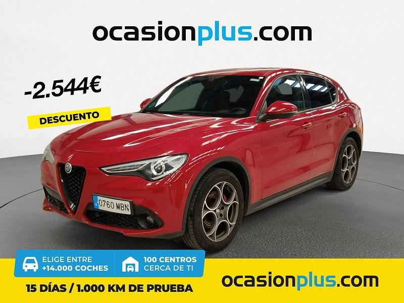 Rojo Usado 2022 Alfa Romeo Stelvio Sprint SUV | 27.990 € (Precio justo) - Imagen 1/4