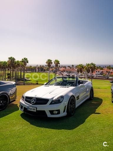 Usado Mercedes SL55 AMG AMG 476 CV (350 kW) 2002 Blanco Descapotable
