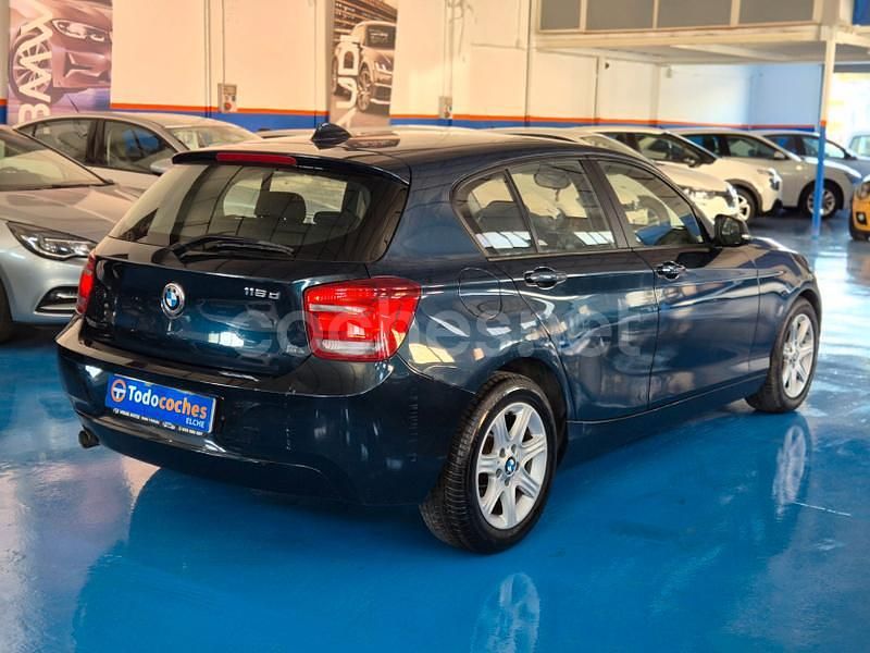 Usado BMW 116 116 CV (85 kW) 2013 Azul Utilitario